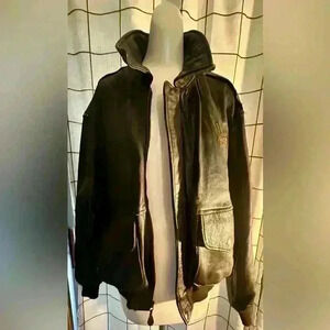 Vintage Winston Leather Bomber Jacket